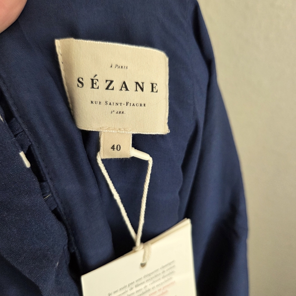 Sezane Valeria Dress size 40 NWT - Picture 9 of 10